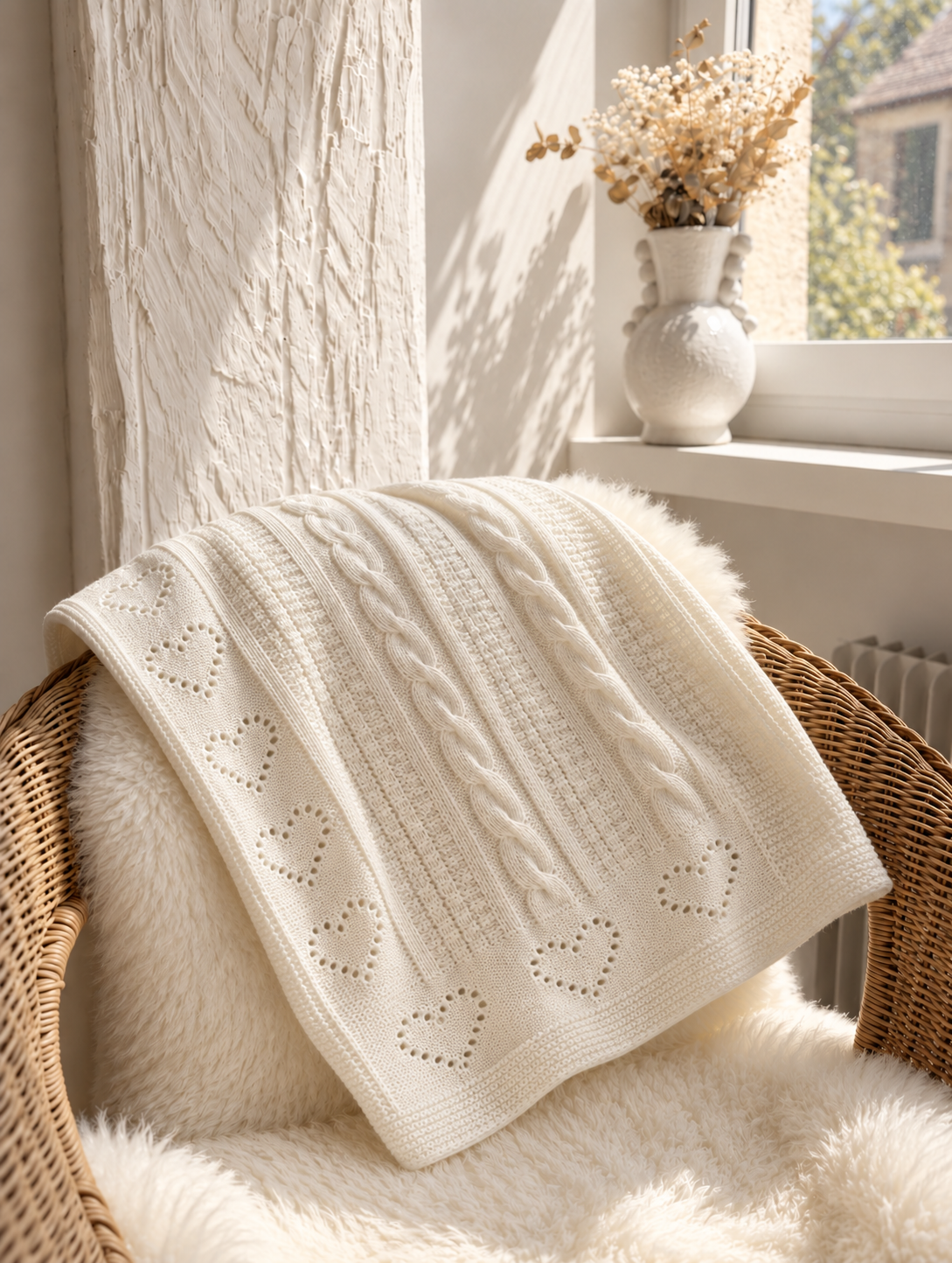 Couverture en maille